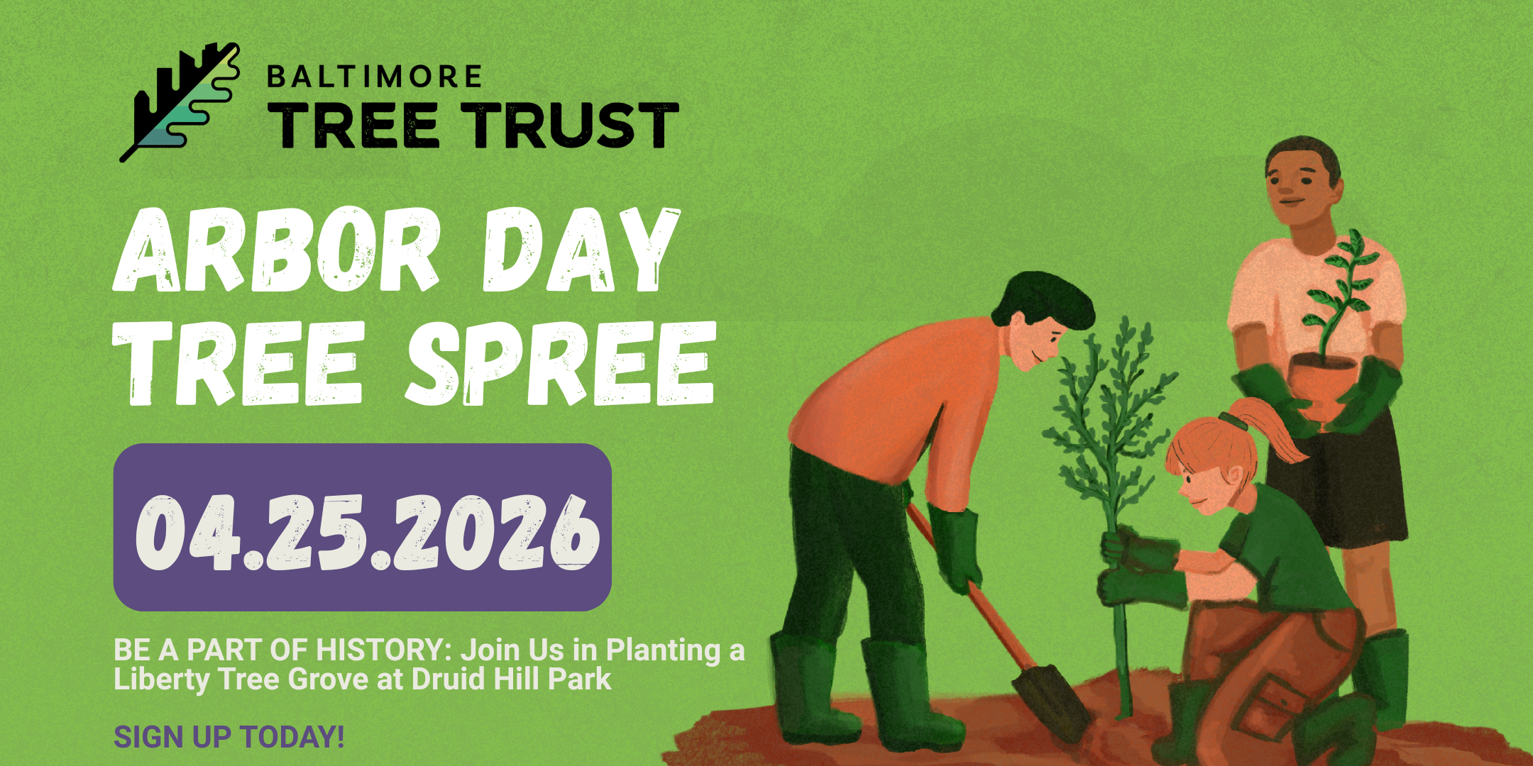 Volunteer Planting: Arbor Day Tree Spree